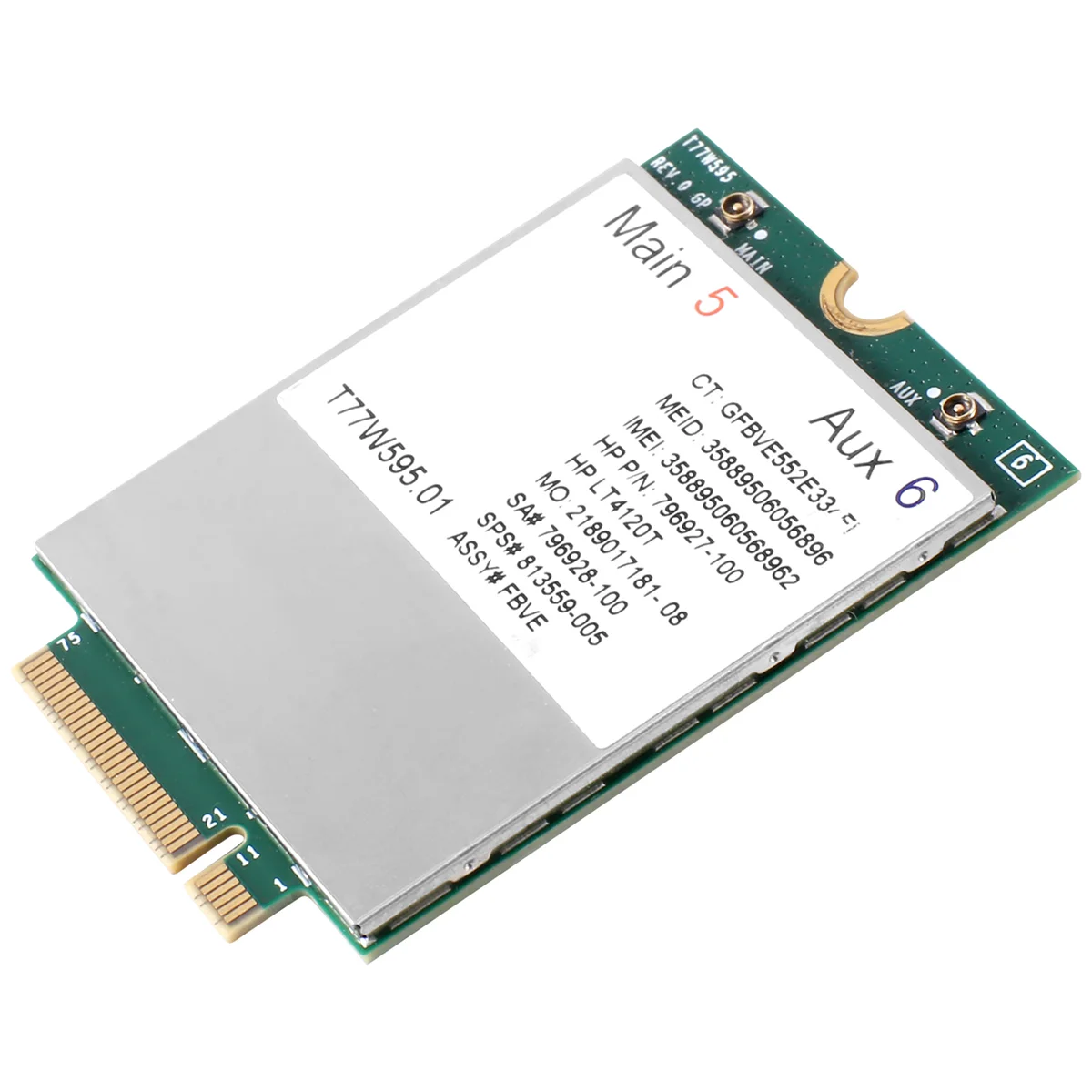 T77W595 4G ​ Módulo de tarjeta LTE LT4120 796928 -001 MDM9625 para tarjeta de red de módulo Probook/EliteBook 820 840 850 G2 G3 4G