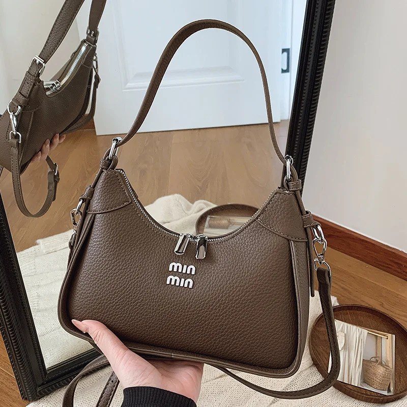 

2025 Quilted Underarm Bag Women's Convertible Shoulder & Crossbody Purse Elegant Work Essentials Autumn Winter Hobo Office Chic‌