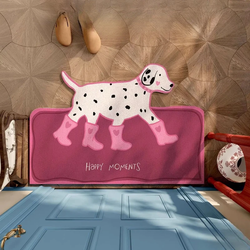 

Entry door floor mat, leave-in non-slip indoor door entrance floor mat