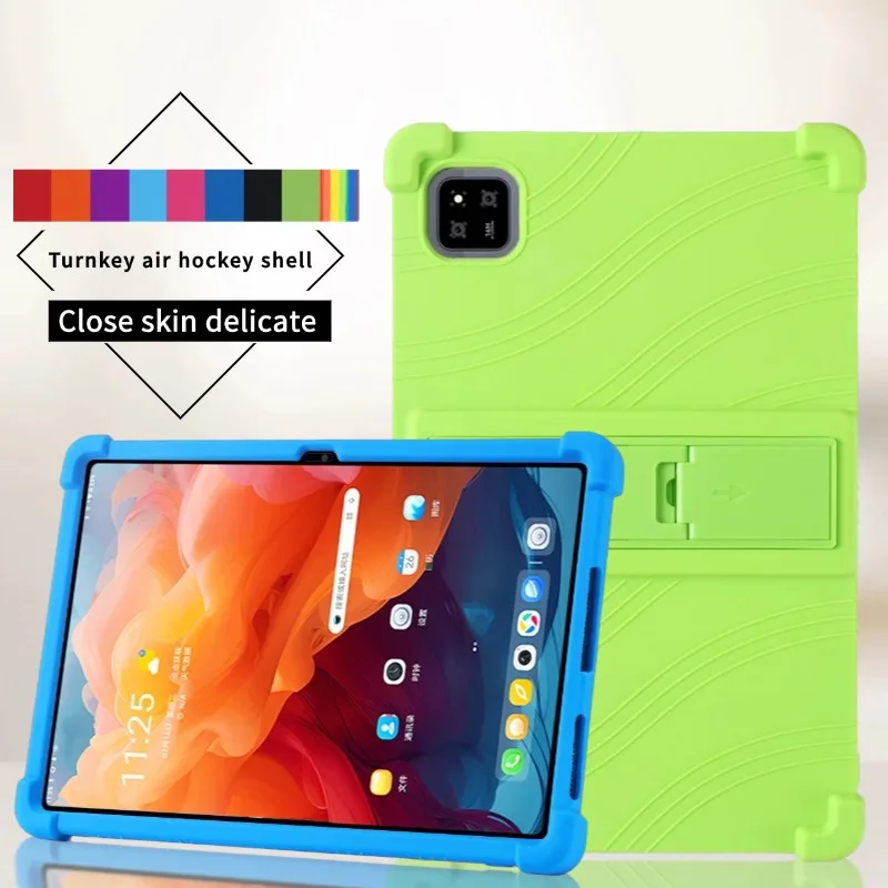 Capa traseira de silicone macio com suporte para Alldocube Iplay 60 Plus 11,45 polegadas Tablets PC Capa protetora