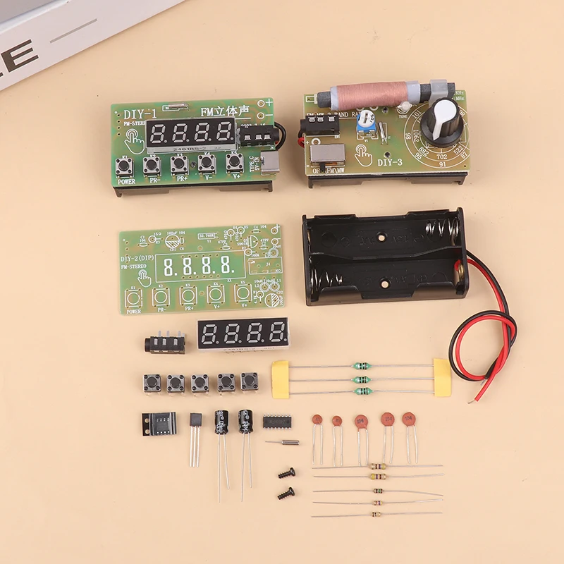 Middengolf Fm Twee Band Stereo Digitale Tuner Headset Radio Module Kit Onderwijs Producten