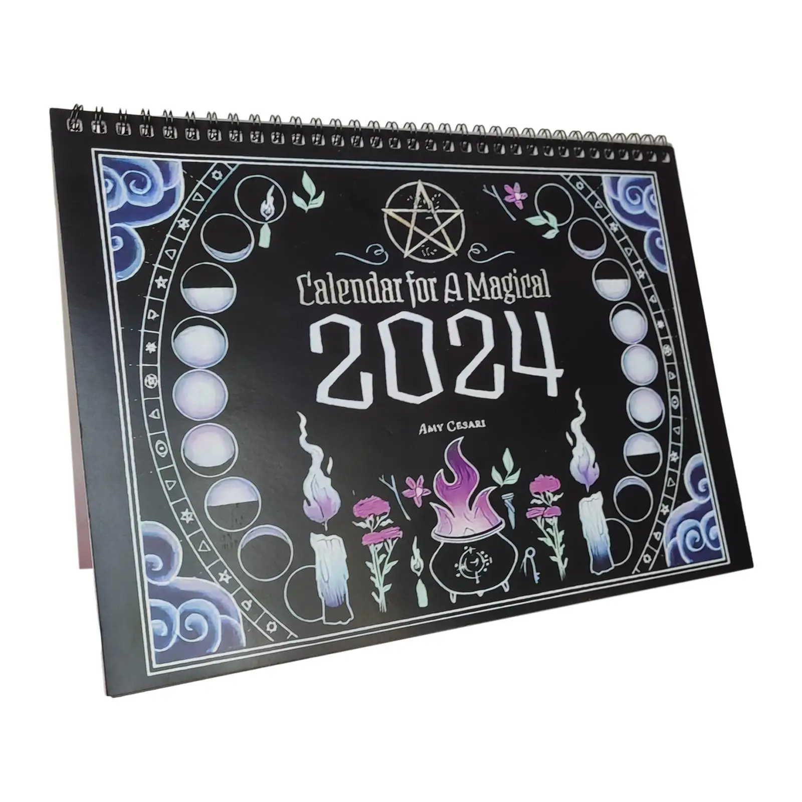 Muurkalender 2024 Januarium 2024 - December 2024 Creatieve Moderne Hangende Kalender