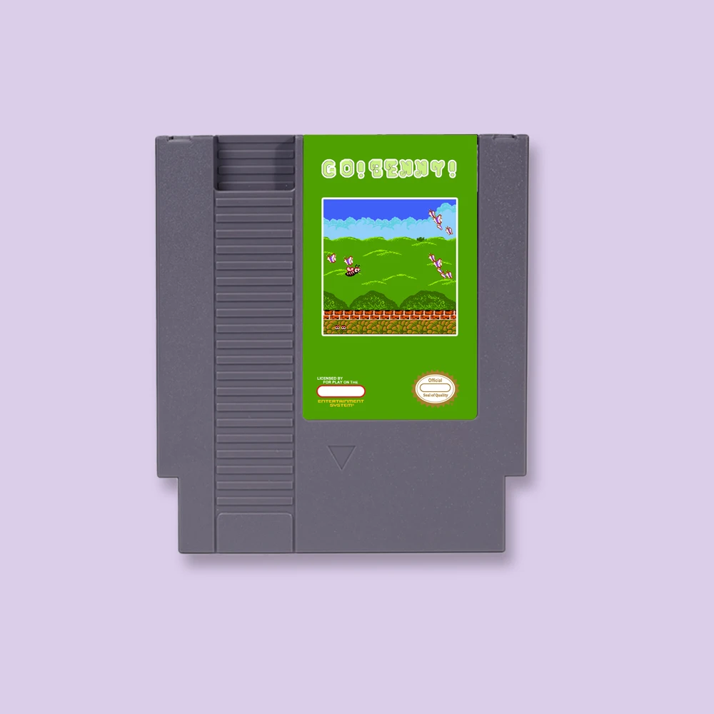 

Go! Benny! Game Cartridge Action Game For NES 8Bit 72PIN Consoles Game Card