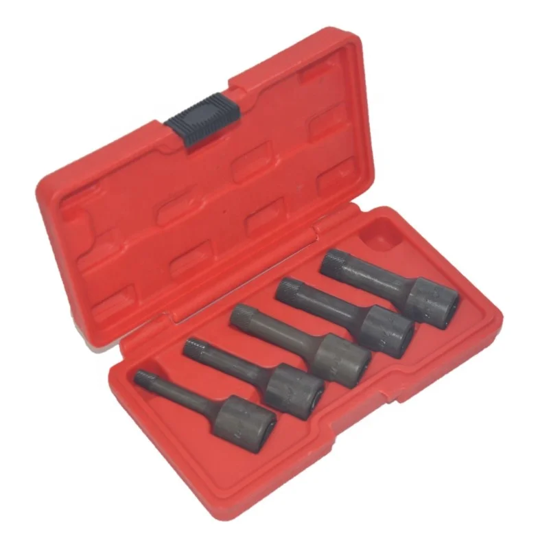 XCTOOL 5pc 1/2" Drive Power Bits Stud Bolt Screw Extractor Impact Socket Set Auto Repair Tool XC1340 - view 3