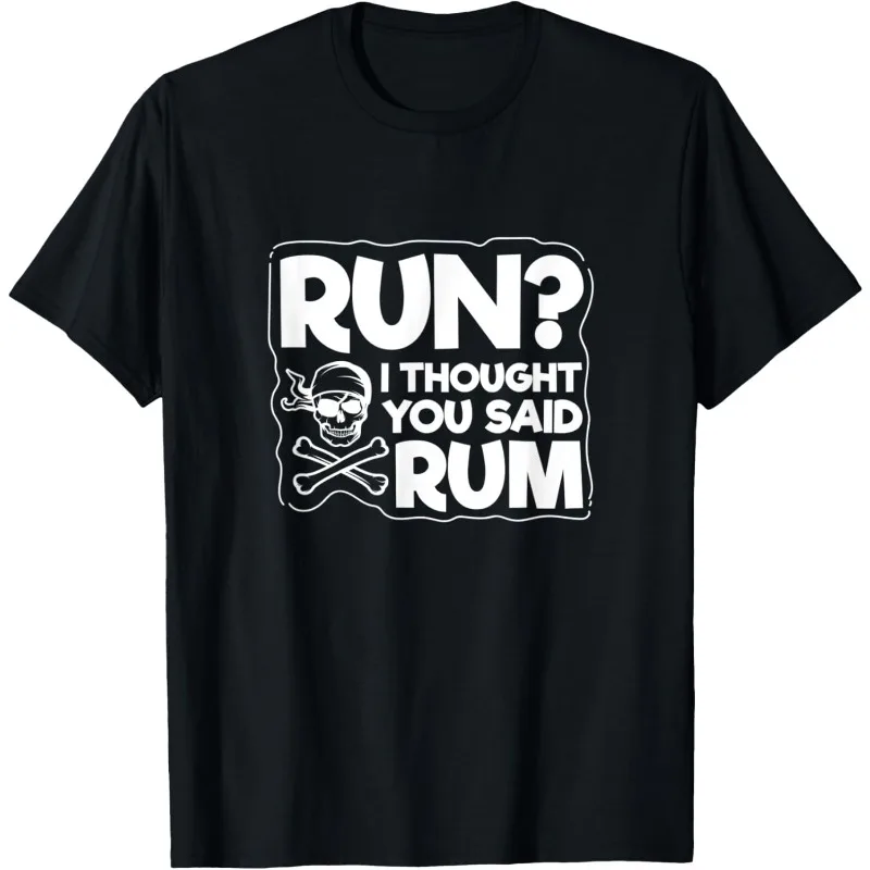 Pirate Pattern Pure Cotton Printed Men's and Women's Personalized Loose Short Sleeved Summer New Fashionable Casual T-shirt