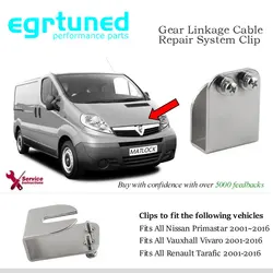 Clip de sistema de reparación de Cable de enlace de engranaje para Vauxhall Vivaro Van Renault Nissan Primastar, Clip de reparación de Cable de engranaje