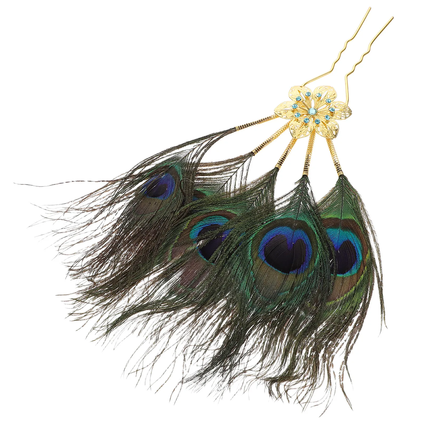 

Винтажная заколка для волос в этническом дворцовом стиле, для выступлений и свадеб, элегантное украшение для волос