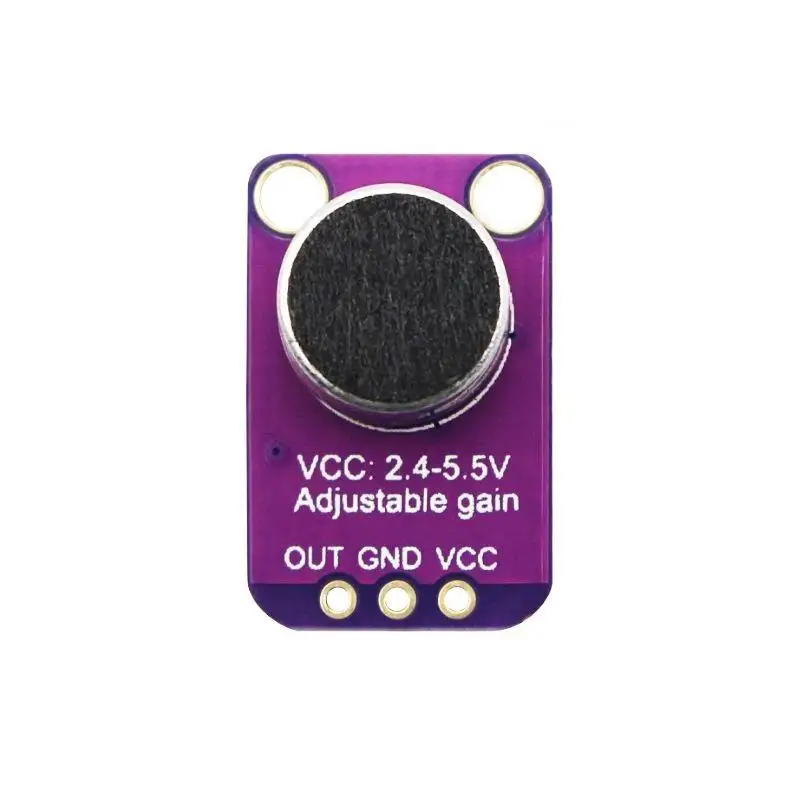 MAX4466 Microphone AGC Amplifier Board Sound Sensor Module Auto Gain Control Attack For GY-MAX4466 PCB Board Diy Kit