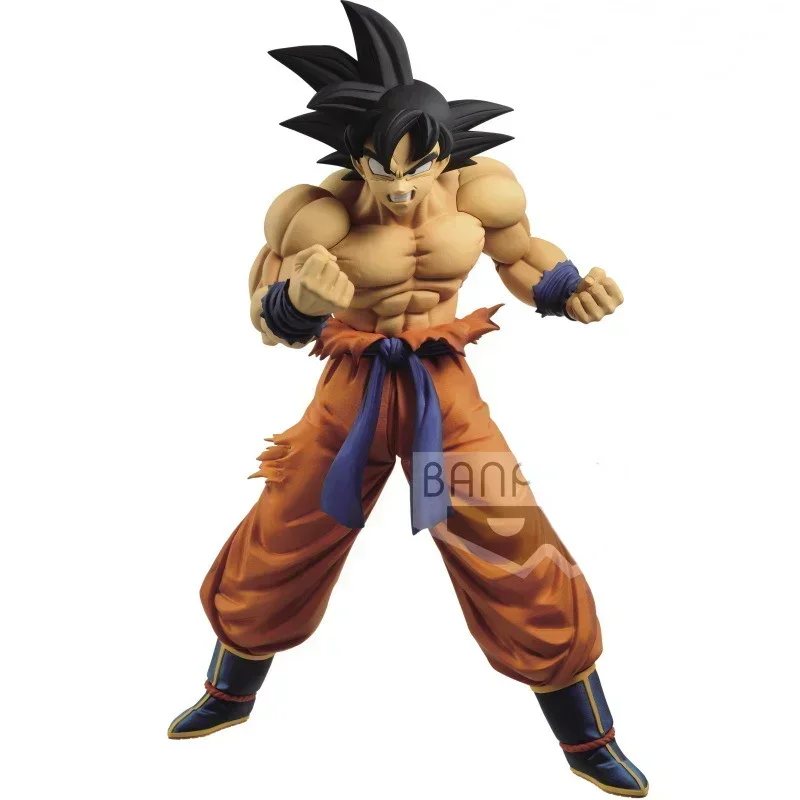 In Voorraad Originele Bandai BANPRESTO Dragon Ball Echt Son Goku MAXIMATIC Anime Figuur Model Pop Collectible Ornamenten Speelgoed Gift