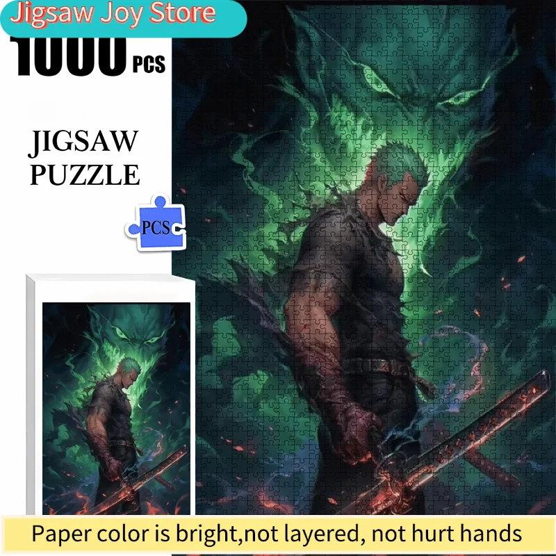 

Boxed Paper Jigsaw Puzzle: "Handsome Anime Protagonist" Art Theme - Size . A Colorful Feast for Family Leisure and Entertainme