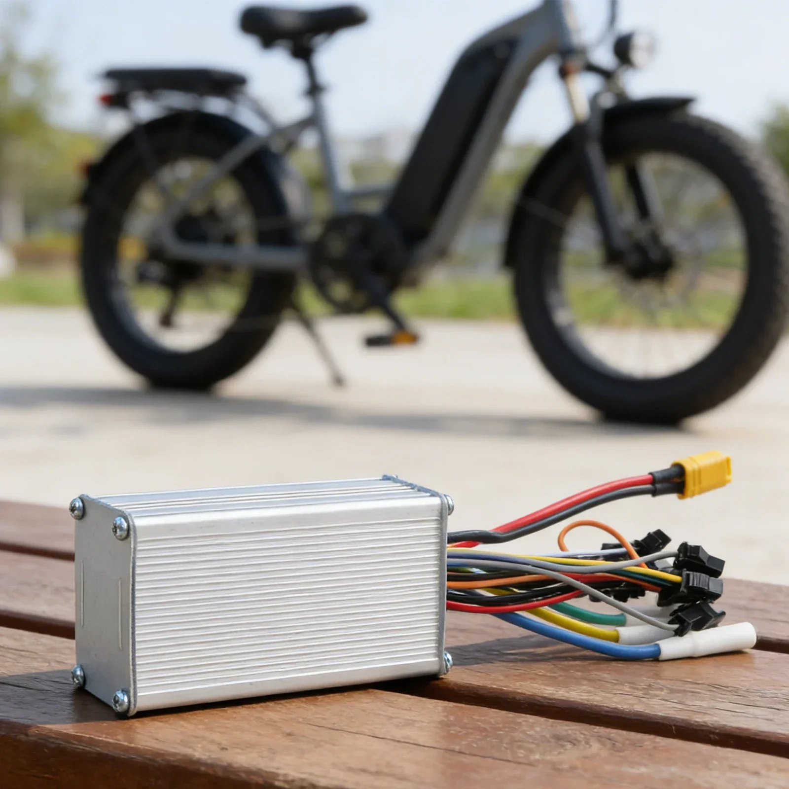 Brushless motor electric scooter controller with LCD display panel for 36V 48V 52V 60V supports thermal overload protection
