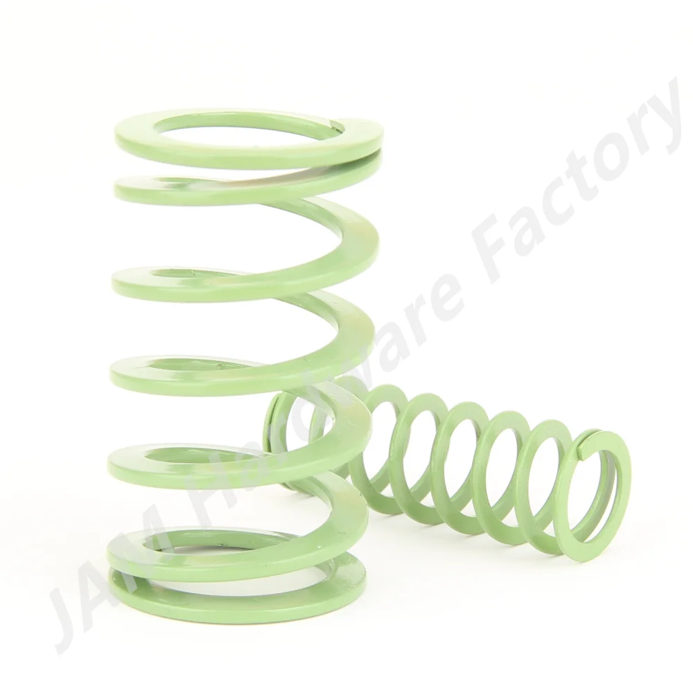 Outer Diameter 11~42mm Length 90~110mm Green Spiral Heat-Resistant Spring  SWY Series Part of Specification