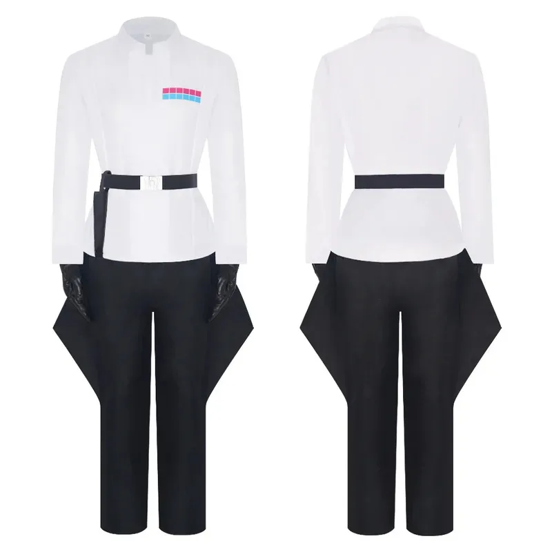 

Movie Guerre Stellari Imperial Officer Costume Rogue Cosplay Uniform Tops Pants Cloak Suit Men Halloween Party Outfits sf/1