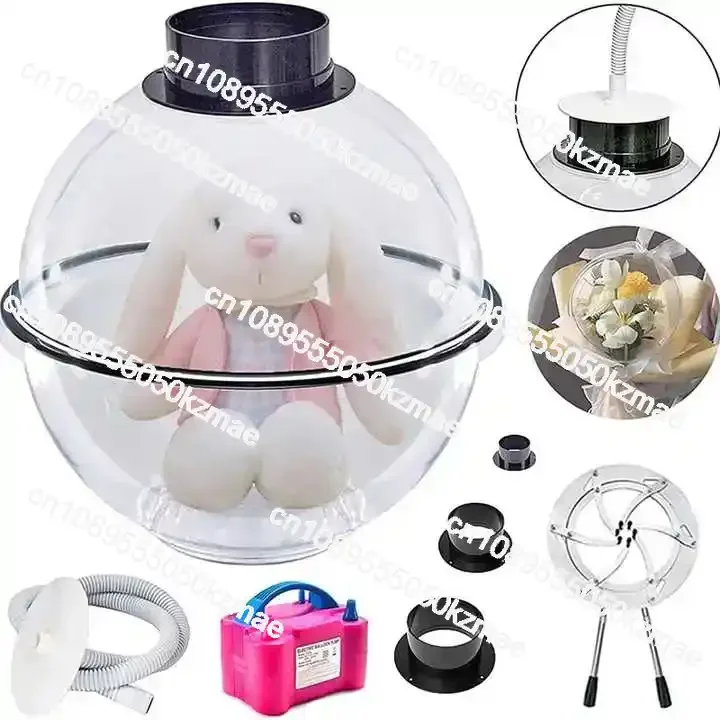 

Машина для упаковки воздушных шаров 38 см, надувной насос для украшения воздушных шаров на день рождения, электрический надувной насос, эффективное запечатывание и связывание