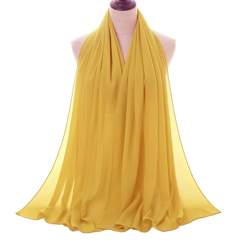 Hot Sale Dames Sjaal Hoge Kwaliteit Super Zachte Effen Dameskleding
