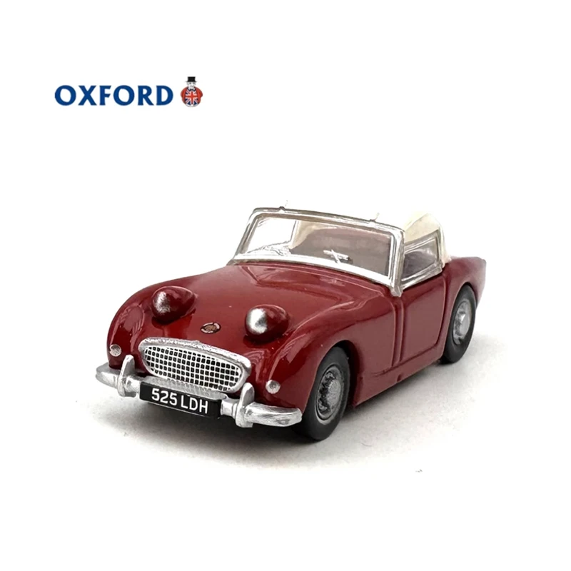 

OXFORD Diecast 1:76 Scale Austin Healy Alloy Sports Car Model Finished Product Simulation Toy Collection Gift Static Model