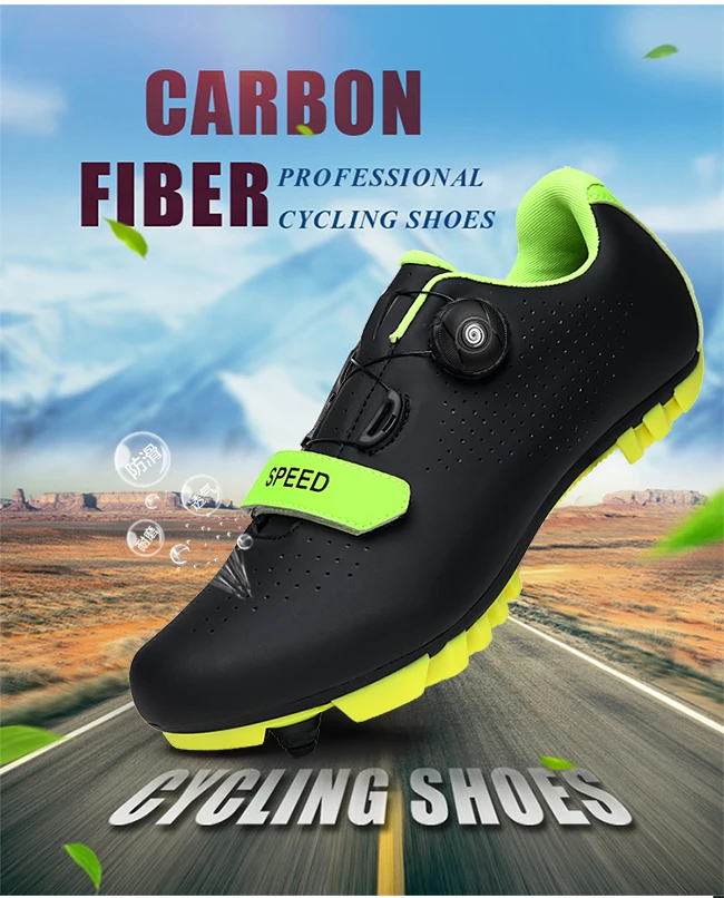Neue Unisex Pedal Fahrradschuhe Flache Schuhe Geeignet für Bergsport Pedal Selbstsichernde Fahrradschuhe Atmungsaktive Fahrradschuhe – Detail 2