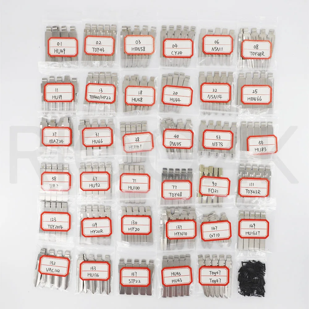 175pcs Car key Blank Remote KD Key Blade for KD900/KD-X2 KD VVDI Xhorse JMD Remotes with Box For Renault Toyota BMW VW AUDI PSA