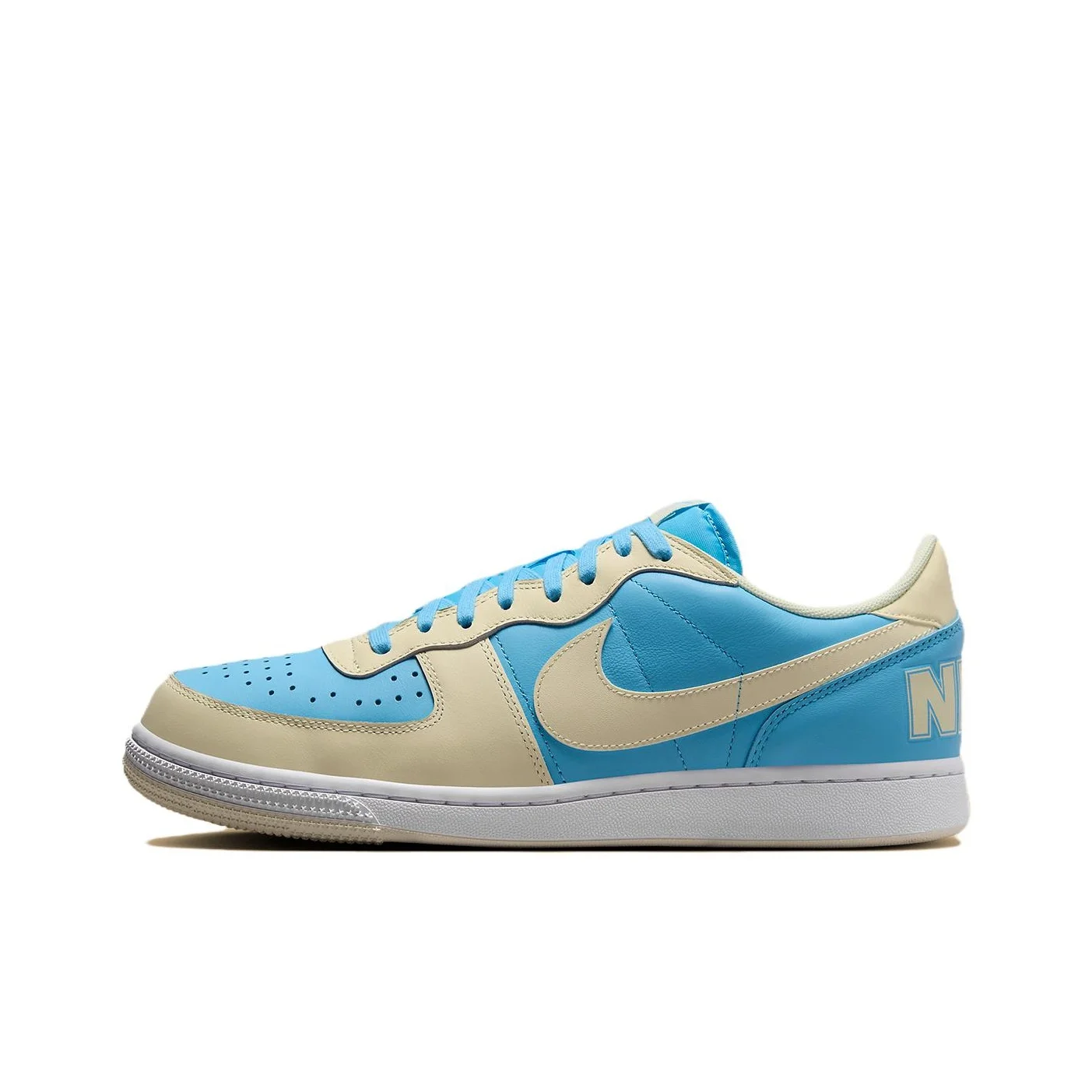 Nike Terminator Skateboard Shoes Men's Low Top Blue Beige HF4834-407