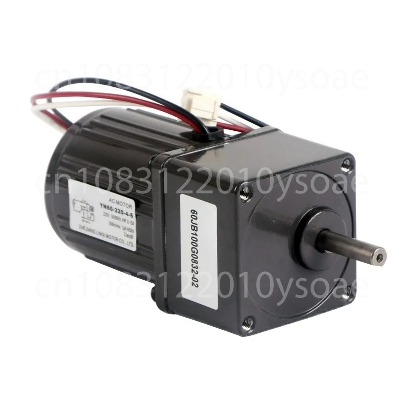 

Мотор-редуктор переменного тока, 4 Вт, низкий уровень шума YN60-220-4-8/однофазный конденсатор, двусторонний кухонный двигатель для деградации влажных отходов