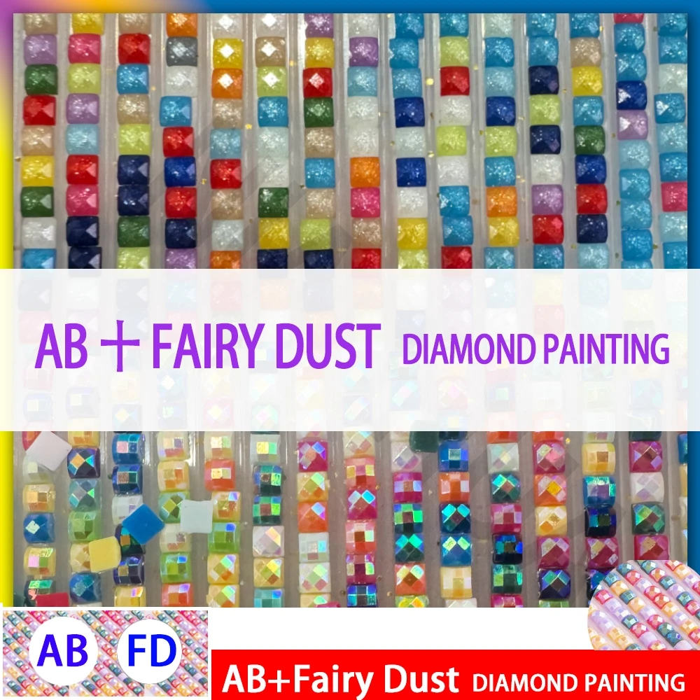AB الجنية الغبار 2025 لطيف Chikawa مانغا شخصية الماس طقم الطلاء انمي ياباني 5D اليدوية الفن هدية الحرف ديكور المنزل هدية #2