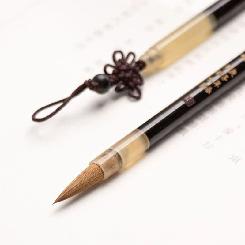 Rabbit Mixed Hair Small Regular Script Calligraphy Brush Ling Fei Jing Copy Scripture Writing Brush Wang Xizhi Running Script