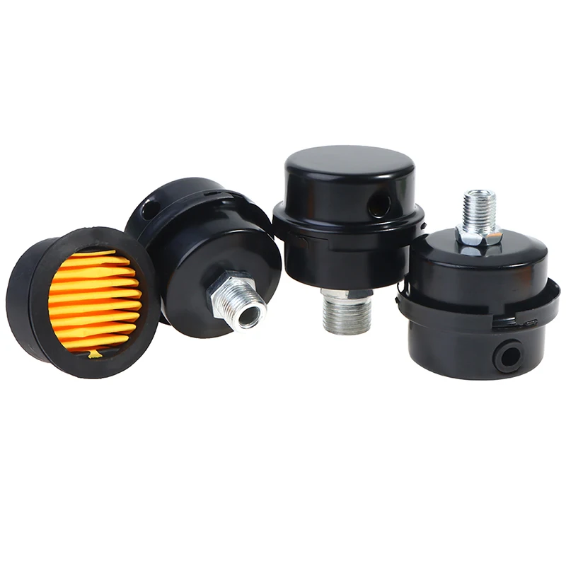 12/16/20mm Alloy Air Compressor Parts Metal Air Compressor  Filter Noise Muffler Suitable For Oil-less Air Compressor