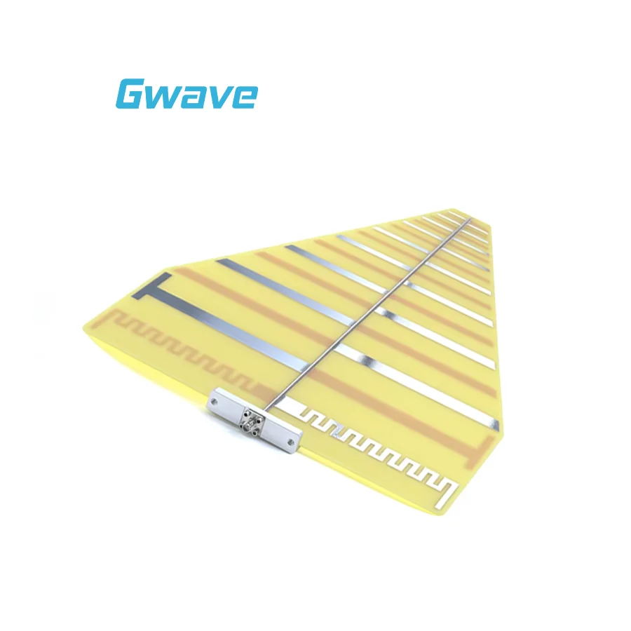 

Ultra-Wideband 6dBi Gain Log-Periodic Antenna 380MHz to 2.5GHz r f Antenna