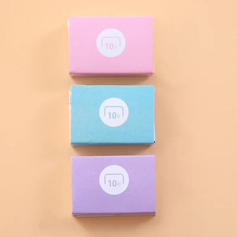 Cartoon Mini Stapler Portable Cute Stapler Keychain Office School Stationery Supplies General Use Stapler