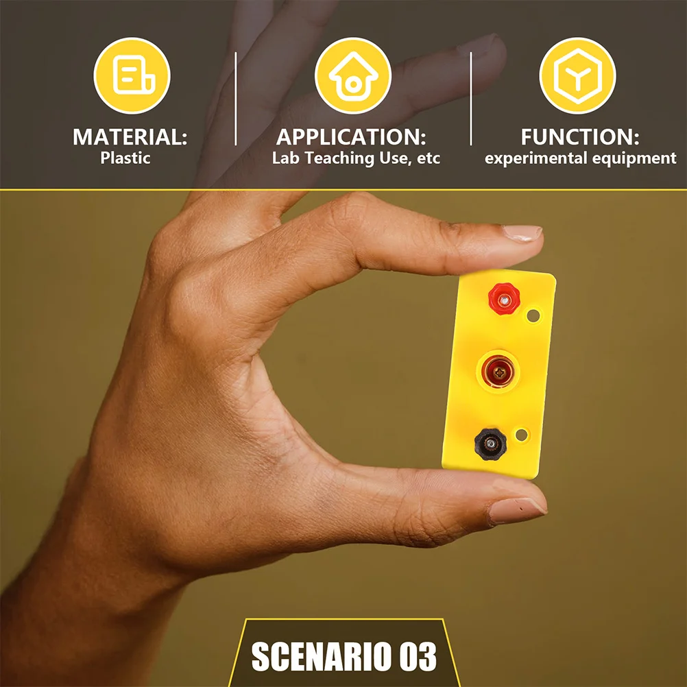 5Pcs Physics Laboratory Equipment Teaching Lamp Holder for Electrical Experiments Safe Sturdy Design for Physical Lamp Base