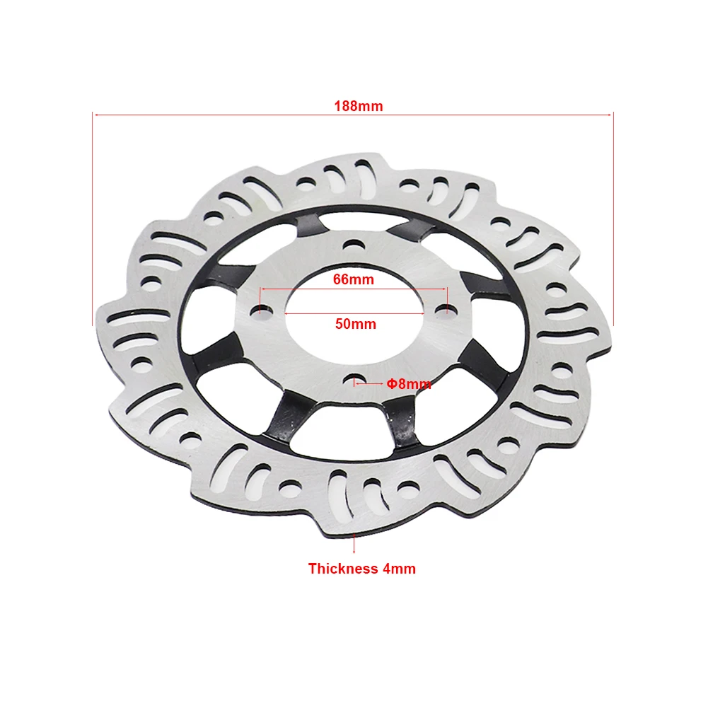 دراجة نارية أمامية طقم فرامل قرصية ، نظام فرامل هيدروليكي لـ 110cc ، 125cc ، 140cc ، BBR ، TTR ، دراجة حفرة ، موتوكروس ، سكوتر ، دراجة نارية