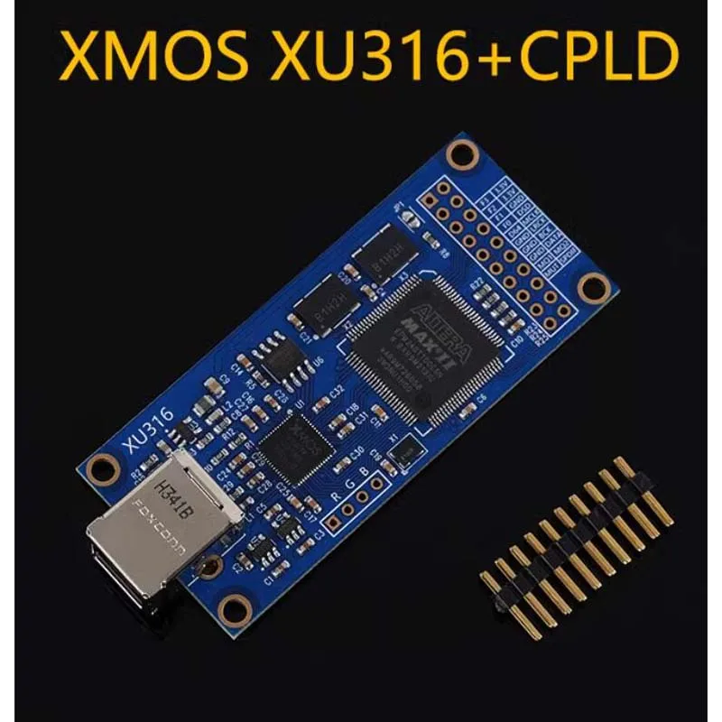 DLHiFi XMOS XU316 USB CPLD Digital Interface 4-layer Board Supports MQA Compatibility With Amanero Italian Card DSD512 PCM768K