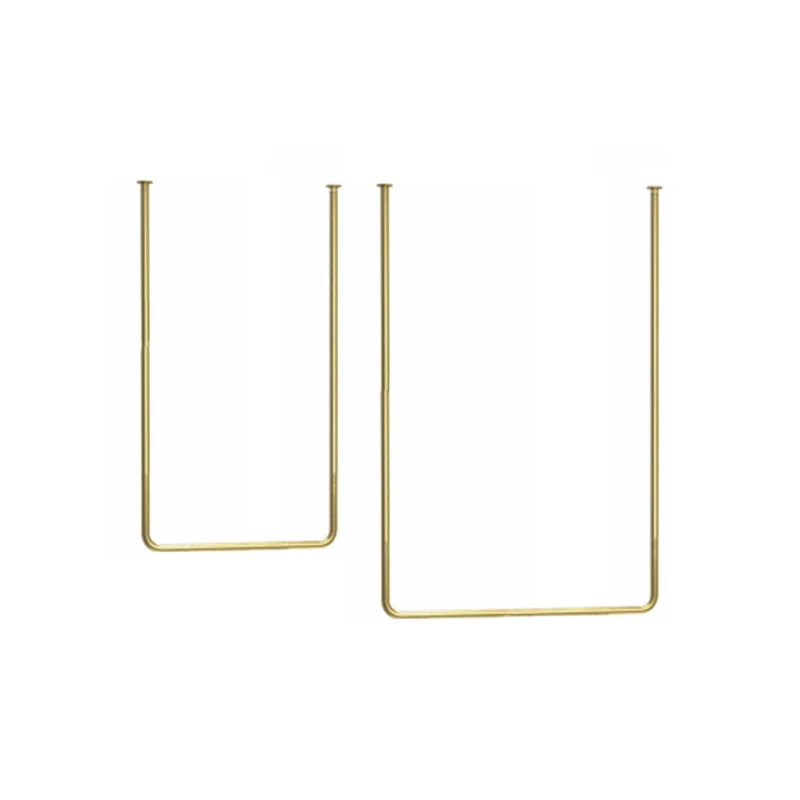 

Золотая витрина для магазина, вешалка для одежды от пола до потолка, полка для магазина женской одежды на стене, детская одежда