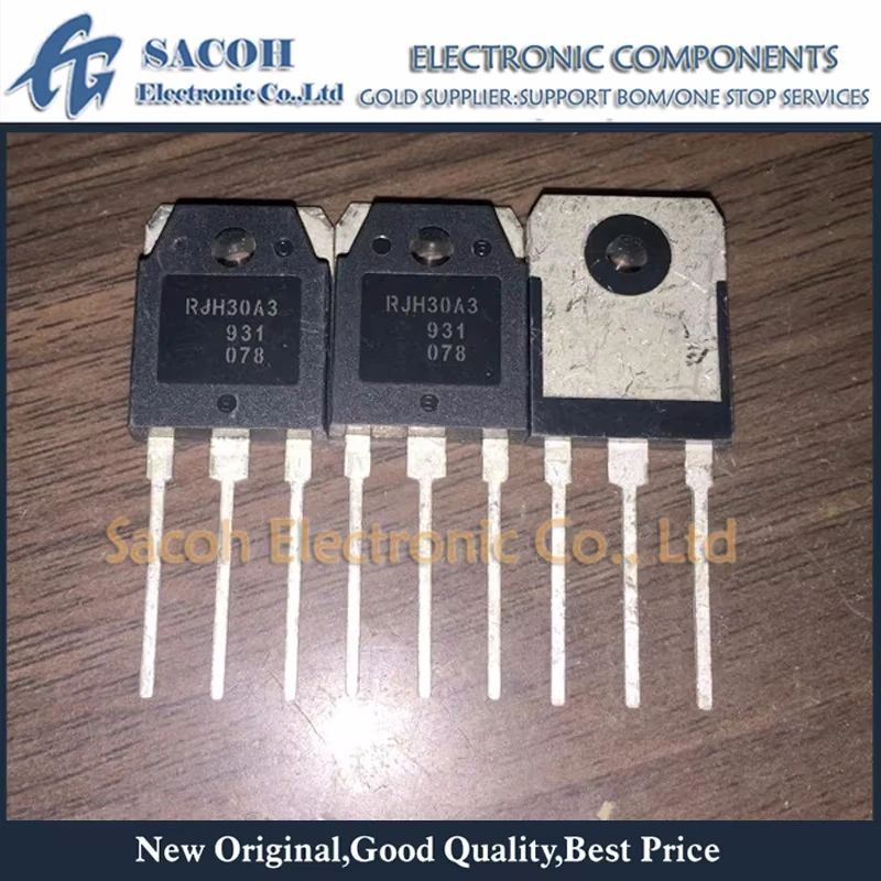 

New Original 10Pcs/Lot RJH30A3DPK RJH30A3 TO-3P 30A 300V Power IGBT Transistor In Stock