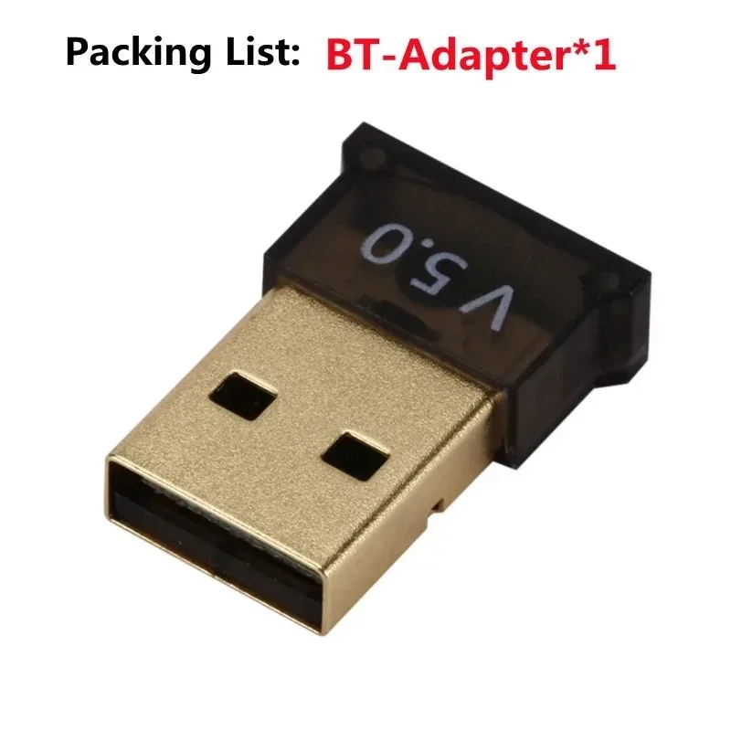 BT 5.0 Mini Wireless USB Bluetooth Dongle Adapter BT 5.0 Adapter Music Audio Receiver for PC Speaker Mouse Laptop BT Adapter