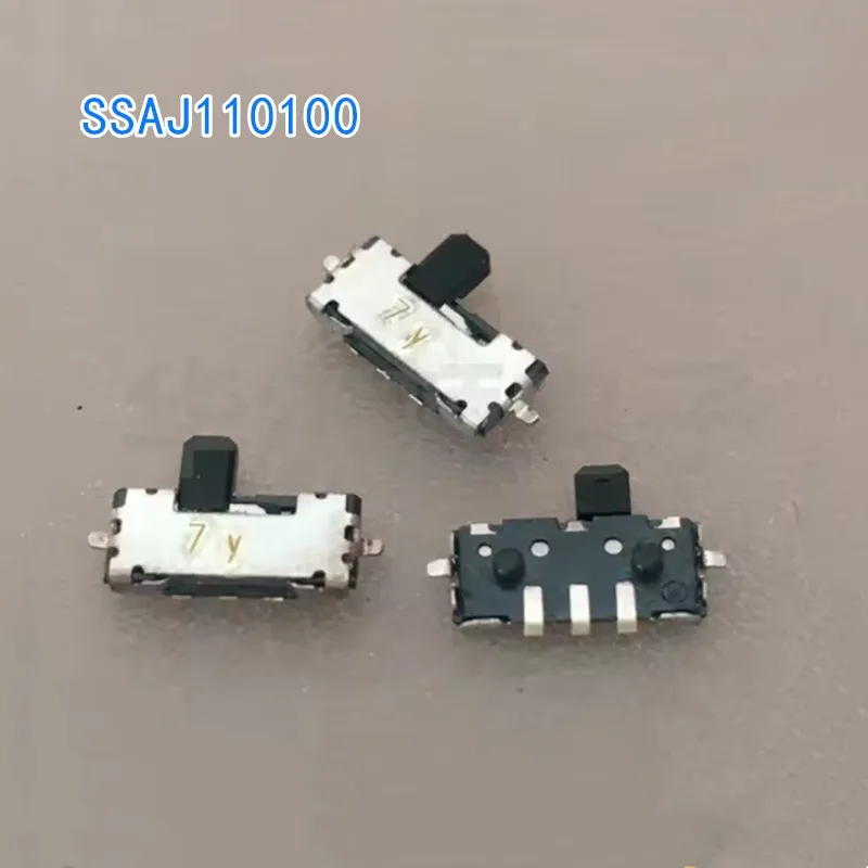 10 PCS SSAJ120100 ALPS Toggle Switch - Thin 0.7mm Ultra-Miniature Sliding Switch - 100% New Original
