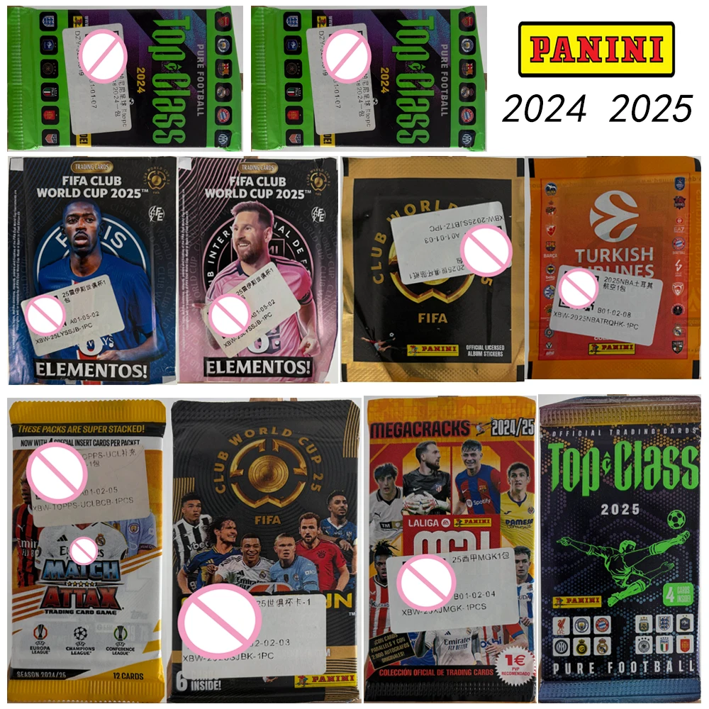 PANINI 2025 2024 Messi Neymar Mbappe Yamal top clsaa Premier League Signature Color Collectible Cards Football Birthday Gift
