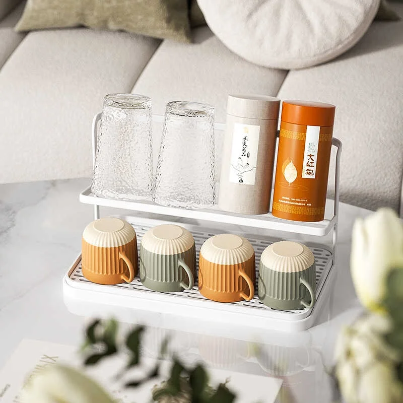 

Многослойный подстаканник для гостиной, чайный сервиз, органайзер для кружки Ra, органайзер для хранения кофейной чашки, настольная подставка для дисплея elf