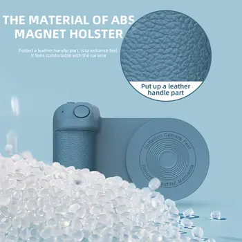 磁吸式相機手把藍牙手機支架防手震自拍器,適用於安卓和蘋果手機,支援Magsafe無線充電 6 最佳銷售 Magsafe 相機手柄 - №2