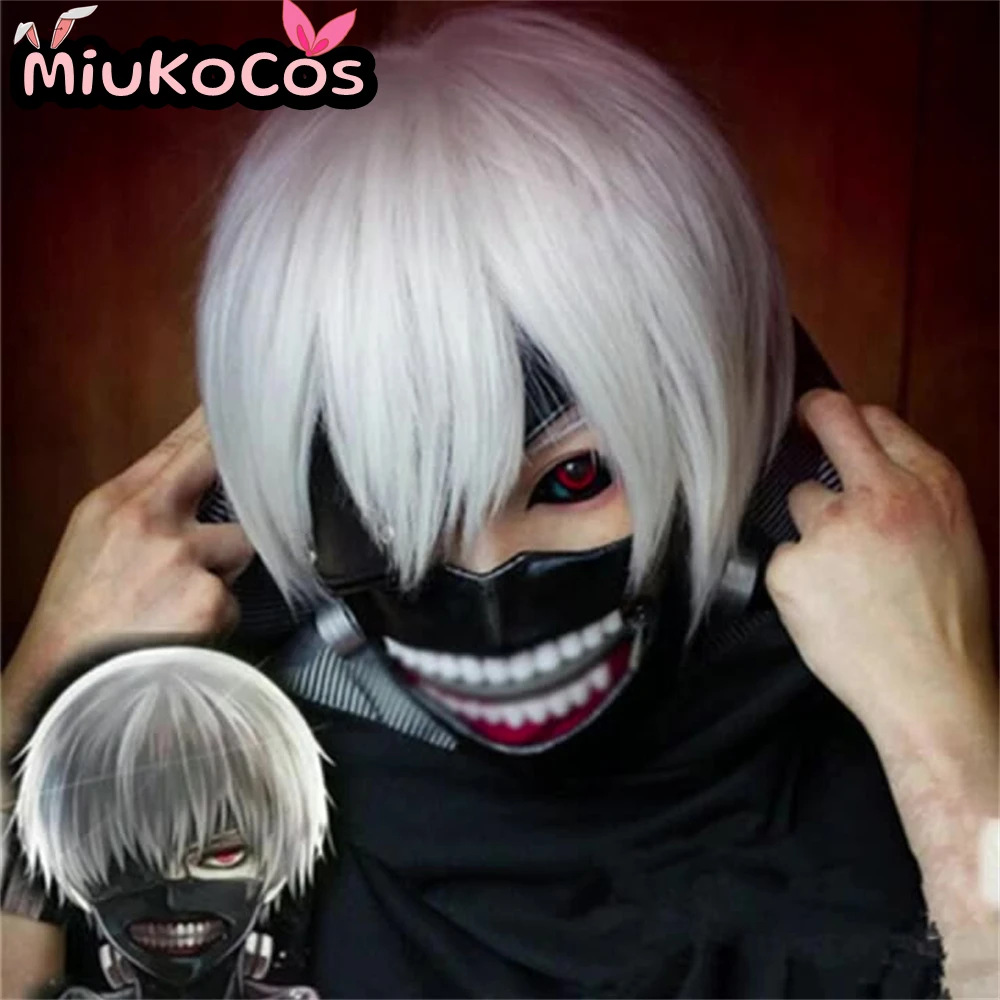 

IN STOCK Ken Kaneki Cosplay Wig MiukoCosplay Anime Tokyo Ghoul Cosplay