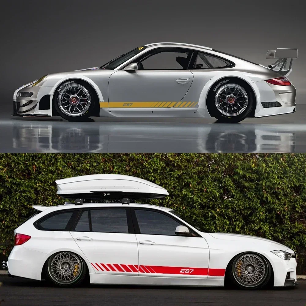 ملصق فينيل لباب السيارة الجانبي ، ملصق الجسم ، ملحقات الديكور ، بي ام دبليو E39 ، E46 ، E28 ، E30 ، E34 ، E36 ، E53 ، E60 ، E61 ، E62 ، E70 ، E87 ، E90 ، e91 ، E92 ، E93 #2
