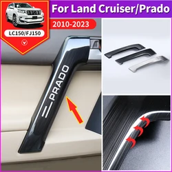 Stainless Steel Door Handle Decorative Cover for Toyota Land Cruiser Prado 150 Lc150 2010-2023 2022 Tuning Upgraded Accessories