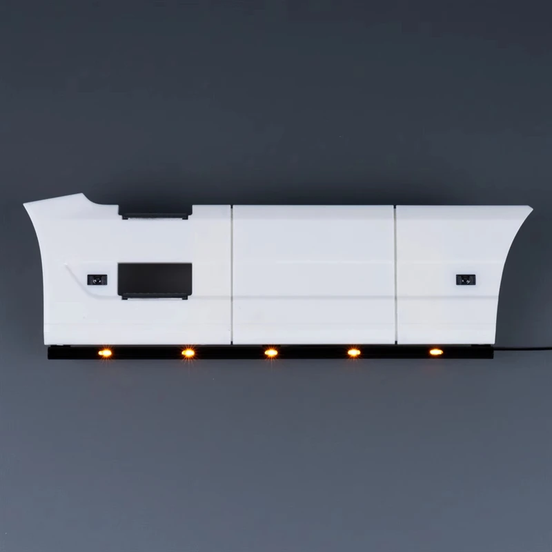 LED Side Lamp Side Skirt Lights for 1/14 Tamiya RC Truck Car VOLVO FH16XL 750 4X2 56375 Diy Parts Toys