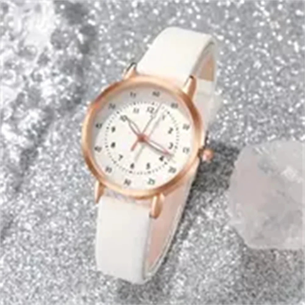 Womens Fashion Watches Luxury Rhinestone Necklace Bracelet Earrings Set Elegant Causal Wristwatch Quartz Watch For Ladies Clock