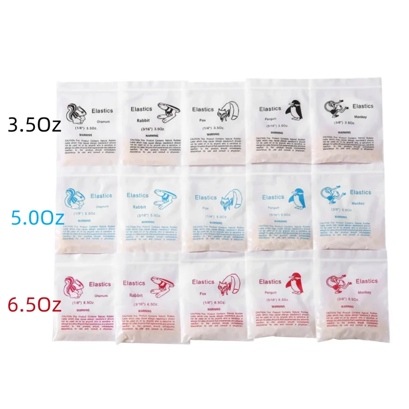 

Стоматологическая резинка, ортодонтическое лигационное кольцо, упаковка зоопарка, ортоэластичные латексные брекеты, сила 3,5/5,0/6,5 унций, материал для стоматолога