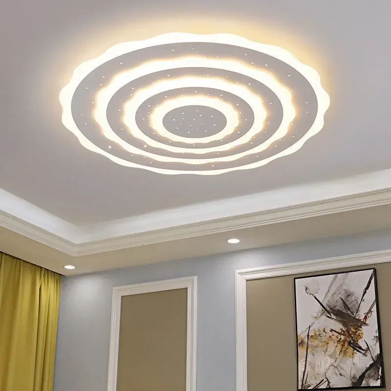 Modern and minimalist circular ceiling light for living room High end living room and conference room ceiling lights