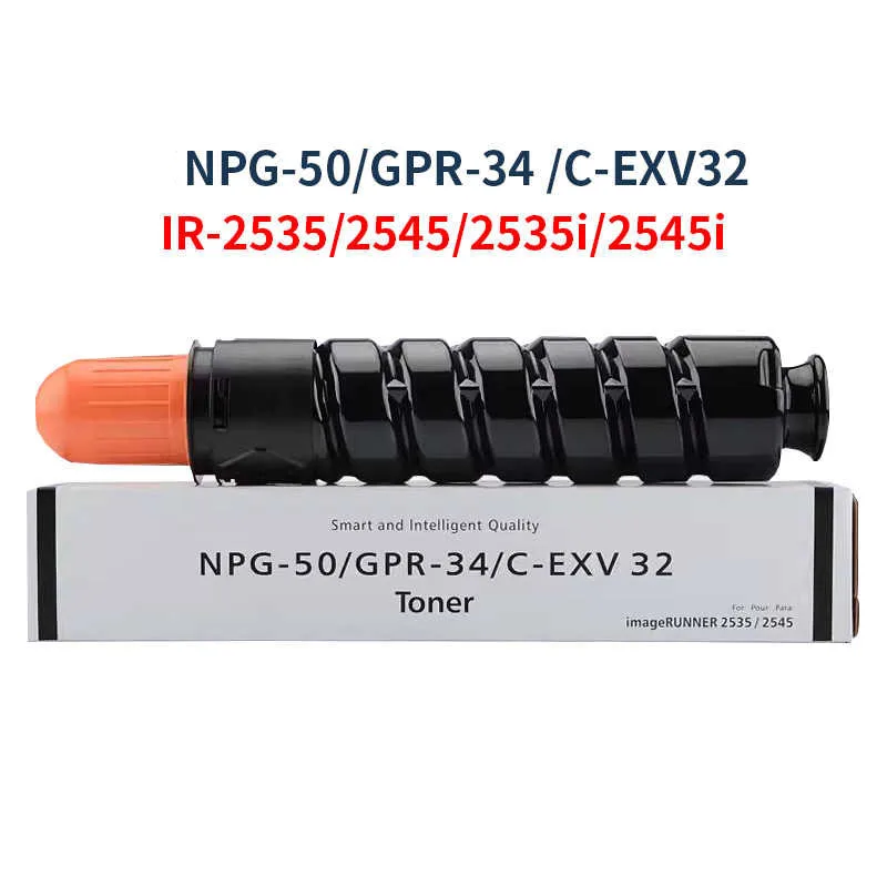 Compatible NPG‑50 Toner Cartridge G50 GPR‑34 C‑EXV32 Toner Tube for Canon IR‑2535 IR‑2545 IR2535i IR‑2545i Copier Toner