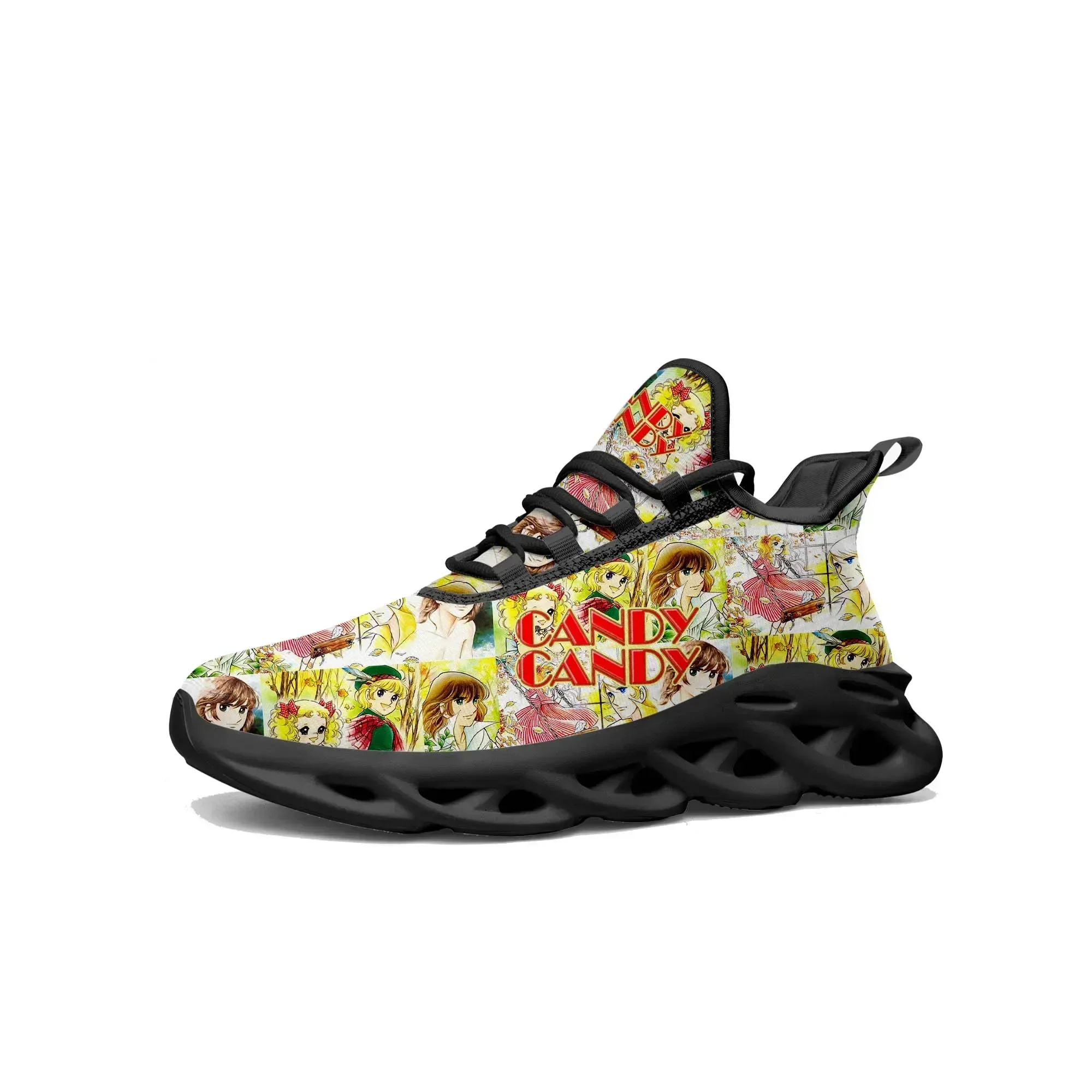 

Candy Candy Flats Sneakers Mens Womens Teenager Sports Running Shoes High Quality Classic Anime Custom Lace Up Mesh Footwear