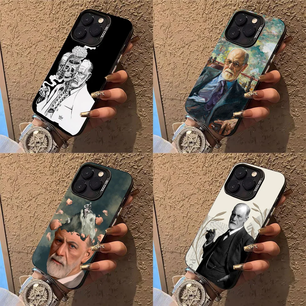 

Sigmund Psychoanalysis Freud Phone Case Phone Case For iPhone 14 16 15 11 12 13 Pro Max Mini Plus Shockproof Cover