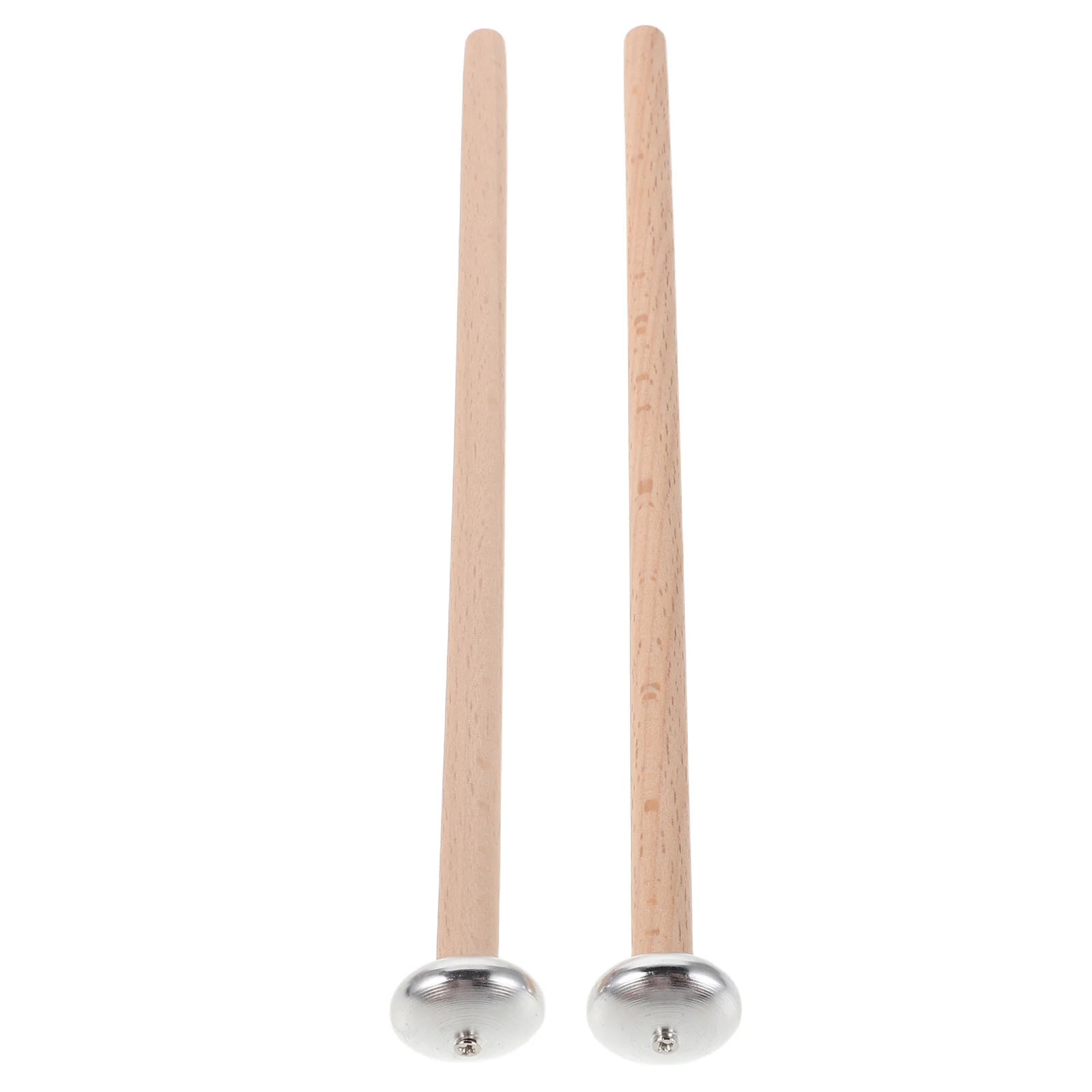 

1Pair Metal Head Glockenspiel Sticks Bell Mallets with Short Handle for Education Performance Xylophone Mallets Percussion Stick